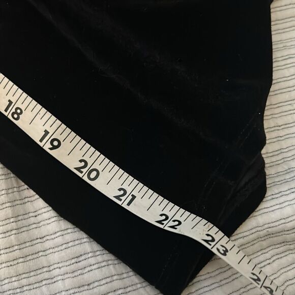 UO Velvet Straight-Neck Jumpsuit Elegant Black Velvet Jumpsuit size small - Picture 8 of 9